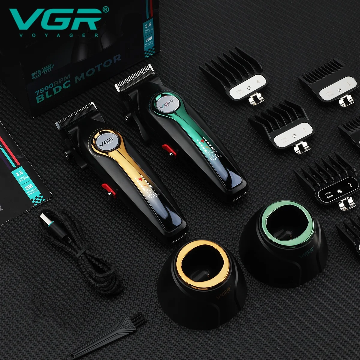 VGR ماكينة حلاقة الشعر رجال ماكينة حلاقة الشعر ماك...