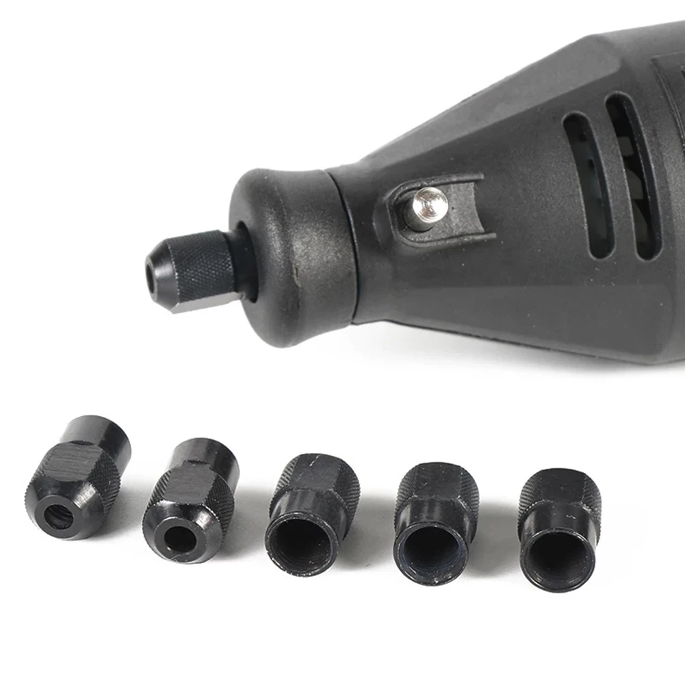 

5pcs Chuck Nut Mini Drill Chuck for electric grinder tool Zinc Alloy Nuts M8x0.75mm metric thread Power Tool Accessories
