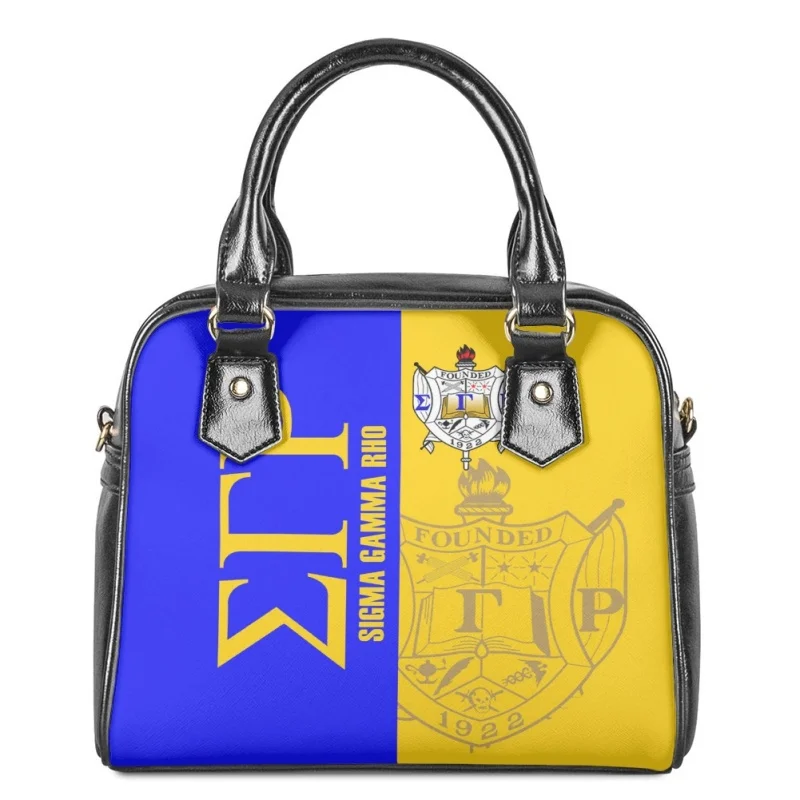 

Twoheartsgirl Sigma Gamma Rho Design PU Ladies Crossbody Bags Casual Messenger Shoulder Bag Women Cross Body Office Beach Sac