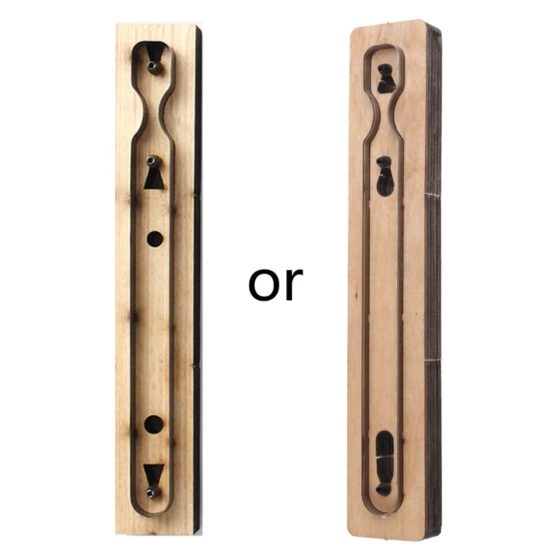 

Брелок-полоски, шаблон, деревянная штамповочная форма для высечки, брелок для ключей, кожаная форма для изготовления ювелирных