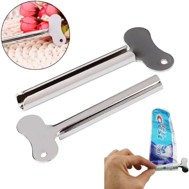 Hot Sale Reusable Stainless Steel Toothpaste Squeezer Multifunctional Plastic Cream Tube Squeezing Cosmetic Oil Paint Squee 2