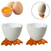 1/2/4PCS high footed Chicken egg tray cup Plastic egg tray Cute and creative breakfast Boiled Eggs Container Kitchen supplies