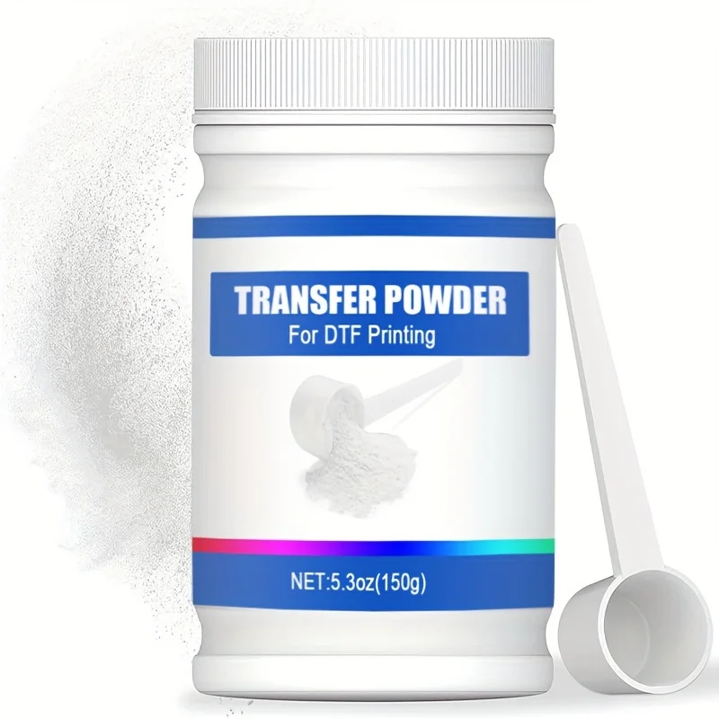 DTF Powder 300g Hot Melt DTF Transfer Adhesive Powder For Transfer Ink For Direct To Film Printing On All Fabric