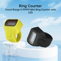 Compteur électronique LED Clicker de doigt numérique anneau portatif clic compteur de tour Clicker d'événement compteurs de doigt comptage de tour de Golf 2