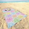 Smiley Faces Towel Microfiber Beach Towel Absorbent Quick dry Soft Yoga Swimming Resort Mountain Climbing Towel 3