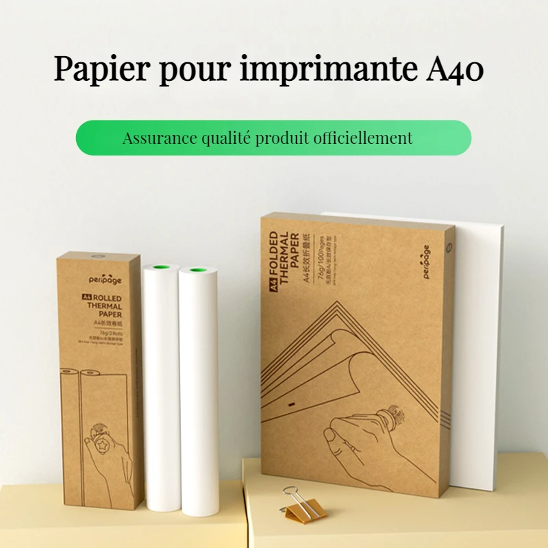 Papier D'impression Thermique, 10 Ans De Papier Thermique A4 Pour Imprimante  