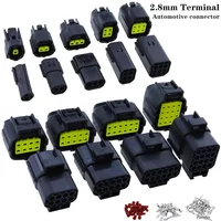 ขั้วต่อ AMP สำหรับรถยนต์ ปลั๊กกันน้ำ ขั้วต่อสายไฟ 1/2/3/4/6/8/12 แกน ตัวผู้และตัวเมีย แบบเสียบ 1.8 ซีรีส์ 1