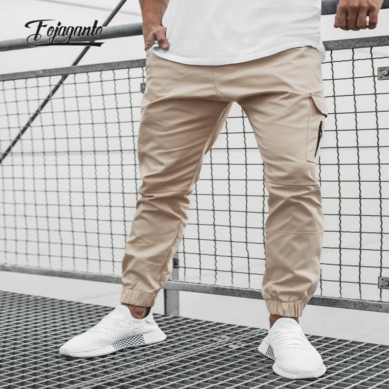 

FOJAGANTO 2022 Men's Casual Pants Autumn Winter New Warm Slim Fashion Pants High Quality Design Casual Pants Men