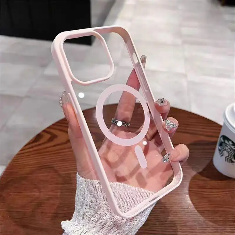For Magsafe Wireless Charging Candy Color Matte Case For iPhone thumbnail 2