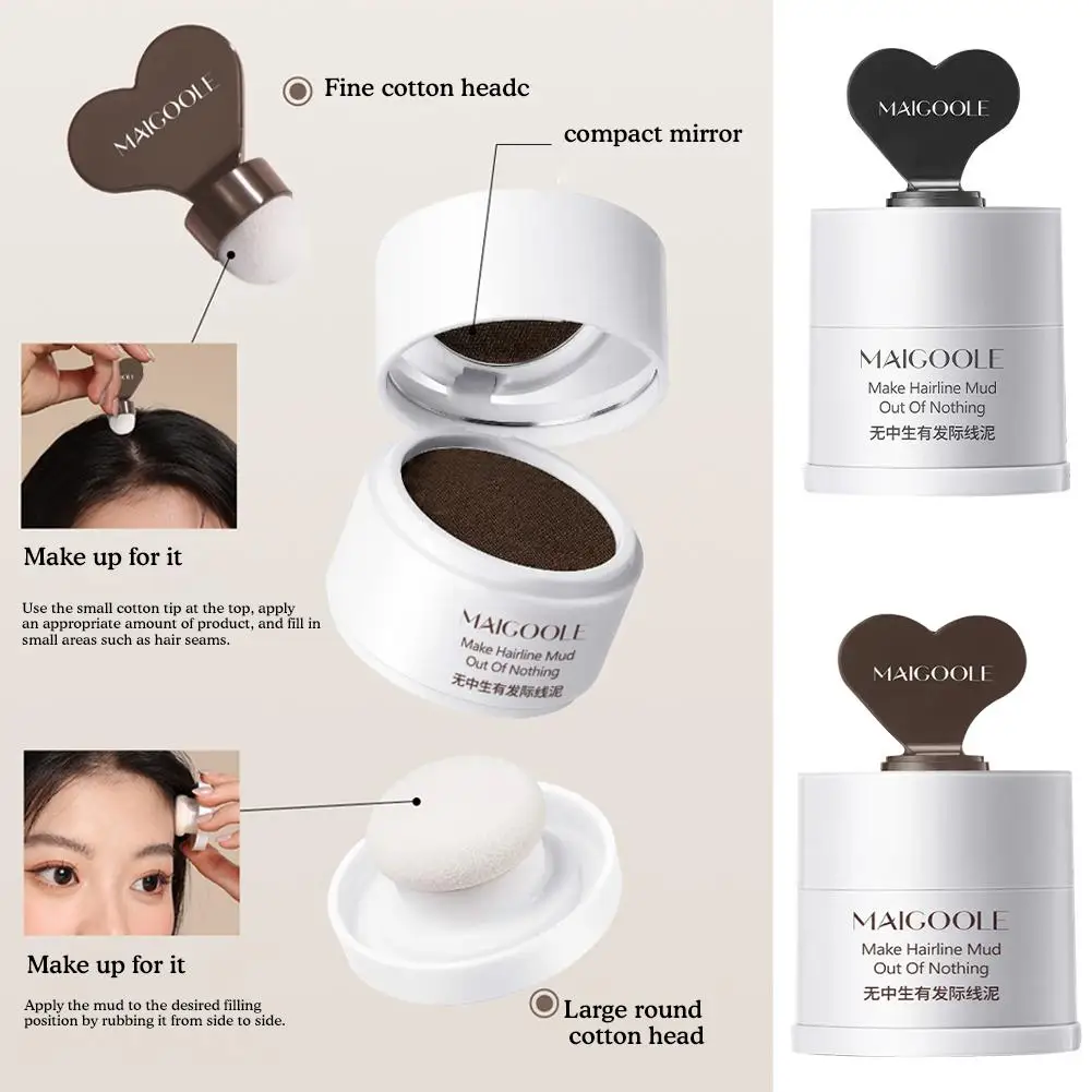Description Picture 6 of itemHairline Mud Hairline Powder Filling Artifact Waterproof Cover Sweatproof Hairline Hair Repair Extension And Powder Seam Sh K6j6