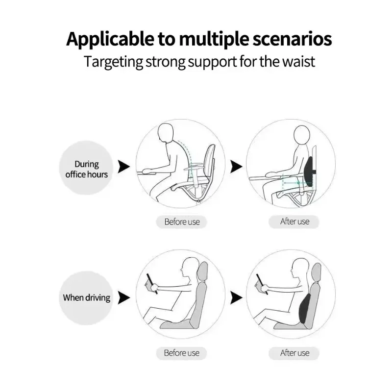 Memory Foam Lumbar Cushion 6