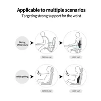 New Lumbar Back Cushion with Memory Foam - Multi-Scene Support for Car, Office, Gaming Chairs & Postpartum Pain Relief Pillow - Image 6