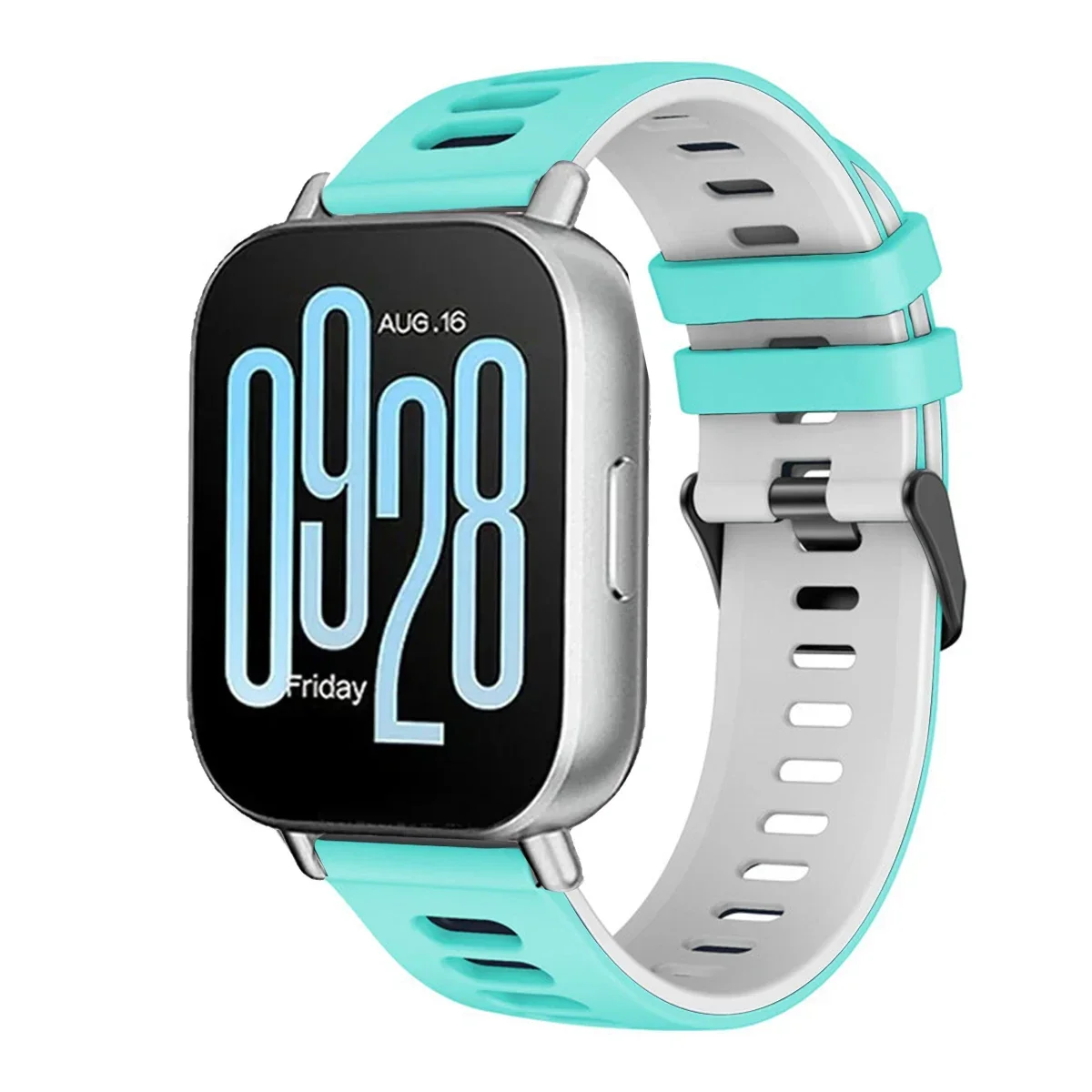 Silicone Sport Wristband - 22mm Strap Accessory in Various Colors