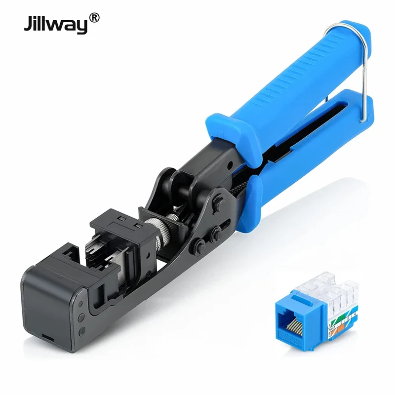 

Jillway RJ45 Network Module Speed End Crimping Tool CAT5 CAT6 Only Compatible with Everest Media RJ45 UTP Female Connectors 4UTP