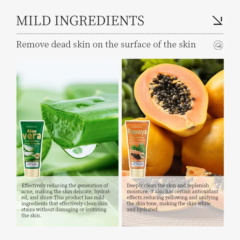 Kormesic Botanischer Gesichtsreiniger Feuchtigkeitsspendend Mild_voghion.com