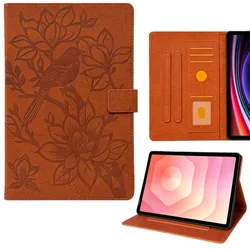 Stylish Smart Tablet Case with Auto Sleep/Wake and Protective Cover Features - Tab S11 11in (Mocha brown)