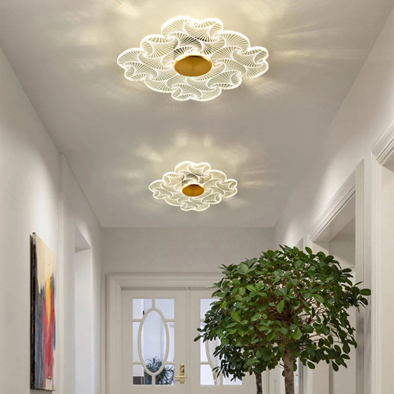 

Modern Acrylic Led Ceiling Lamp Chandelier Nordic Home Decor Lustre Bedroom Corridor Lighting Fixtures Stair Balcony Living Room