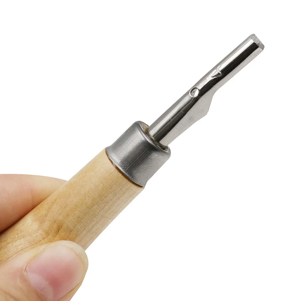 Description Picture 2 of itemLino Block Cutting Tools Set With  5 Blade Wood Handle Printmaking Carving Tools Set Woodworking Fine Arts Gouges DIY