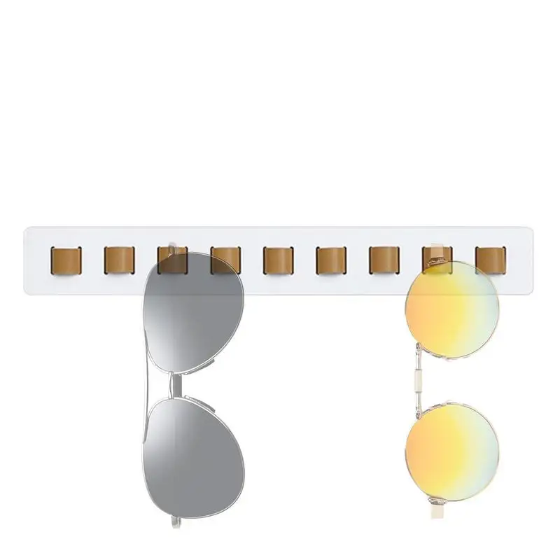 

Sunglasses Wall Organizer Self Adhesive Goggles Display Stand Eyeglasses Holder Rack For Bathroom Home Apartment Household