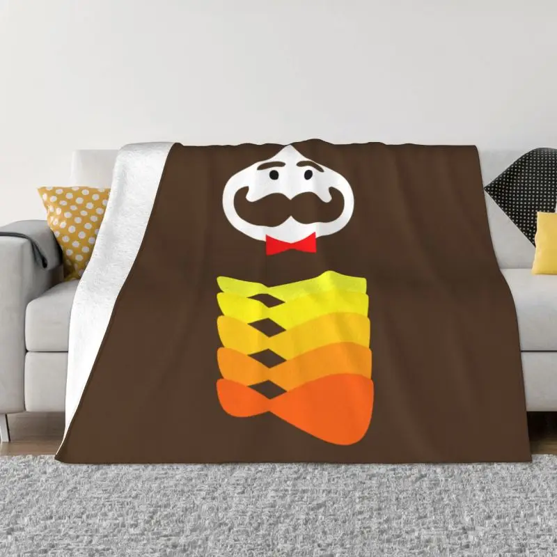 Pringles Anime Cartoon Potato Chips 3d Print Blankets Comfortable Soft