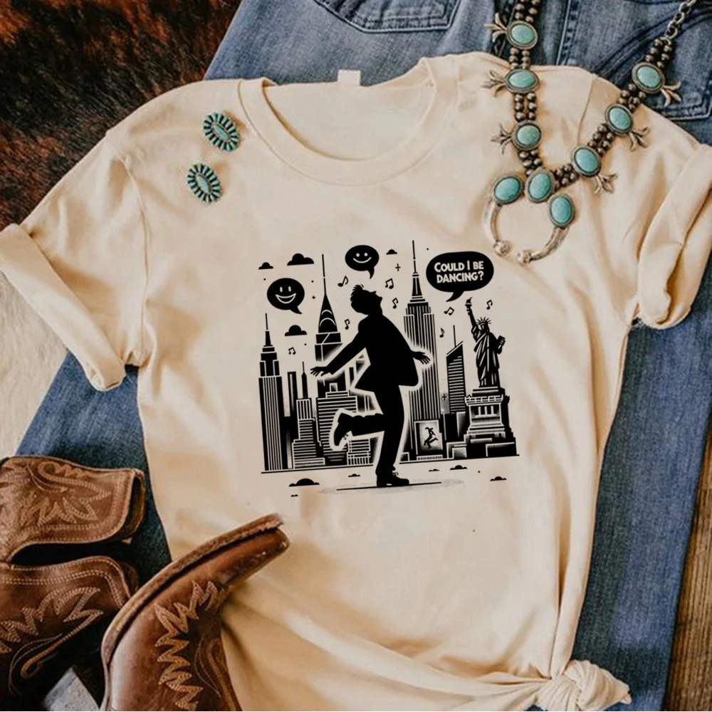 Chandler Bing T-Shirt Donna Comic Y2K T-Shirt Giapponesi Ragazza Y2K Abbigliamento