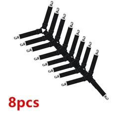Adjustable Bed Sheet Grippers - Set of 4 Clips & Fasteners for Mattress and Blanket Organization (SKY BLUE)
