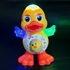 Electric Dancing Duck Funny Blink Eyes Flashing Light Shake The Body Cute Musical Cartoon Animal Educational Toy Children Gift 4