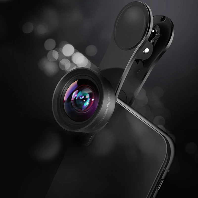 전화 120mm 울트라 매크로 렌즈 가상화 배경 외부 범용 속눈썹, 드랍 퍼즈 매크로 사진 렌 핸드폰