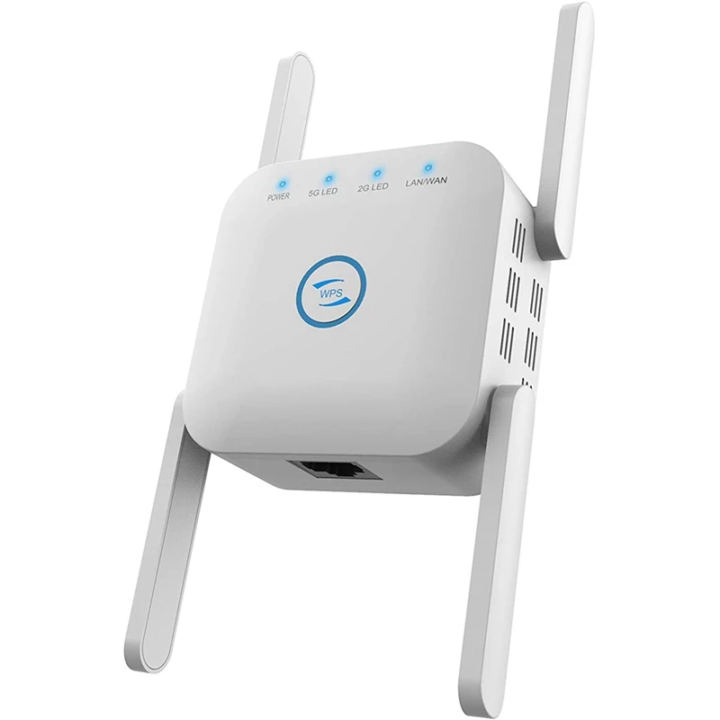 Ac24 Ripetitore Dual-Band Amplificatore Di Segnale Wifi 1200M Wireless Through-Wall Router Ripetitore Wifi, Spina Ue