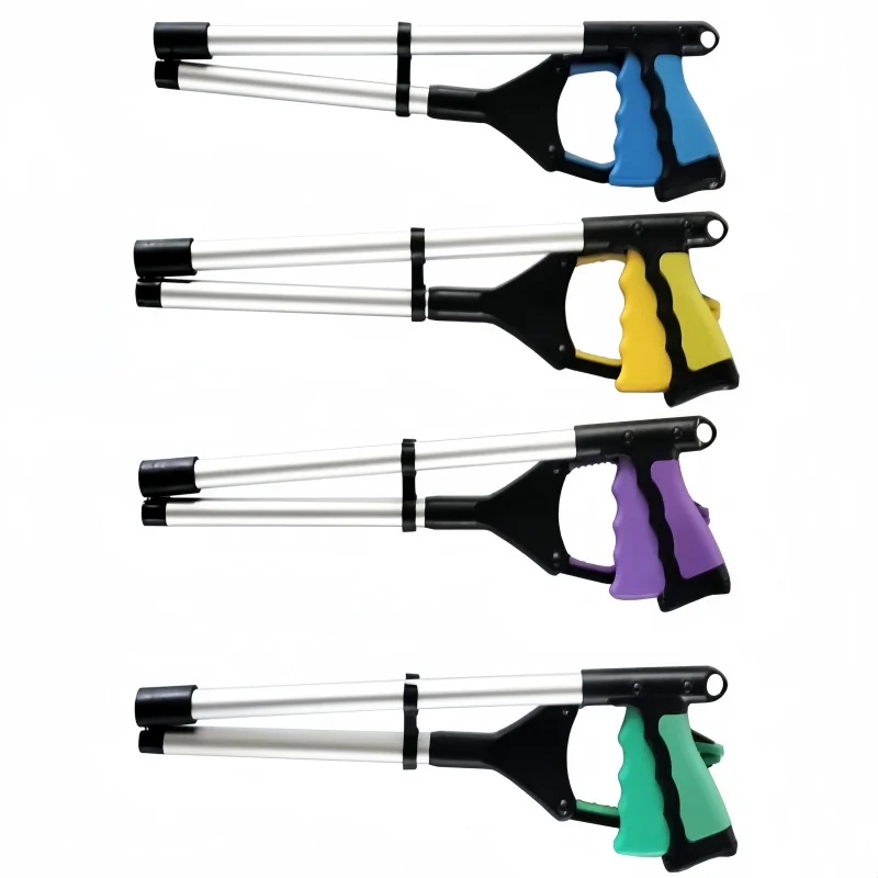 Portable Elderly Grabbing Tool Foldable Litter Reachers Pickers, Lightweight Extender Hand Tools Cleaning Sanitation Tongs
