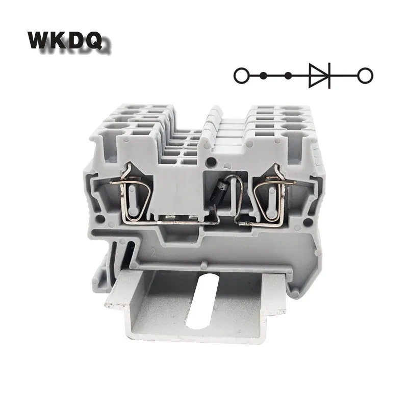 Bloco Terminal da Mola do Diodo Conector do Trilho do Ruído Fio 1n4007 1a 1200v st 25 Sttb 2.5-dt St2.5-tw Qu-dt 2.5 mm 10 Peças