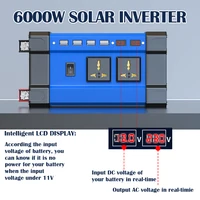 Kit de station d'alimentation solaire robuste 6000W – Convertisseur double tension (110V/220V) + Chargeur, conçu pour les maisons, les camping-cars et les campings hors réseau 3
