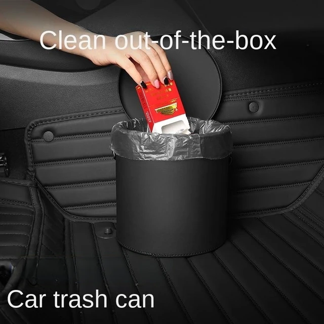 현대 차량용 쓰레기통과 수납 가방의 완벽한 조화