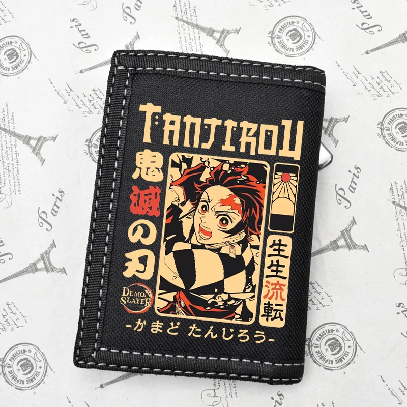 

Kimetsu no Yaiba Agatsuma Zenitsu Kamado Tanjirou короткие Оксфордские держатели для карт