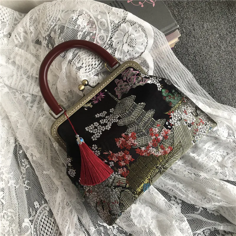 Mother Gift Chic Lay Bag Bags Women's Handbags Purses Shell Lock fringe Chain Women Shoulder Crossbody Bag