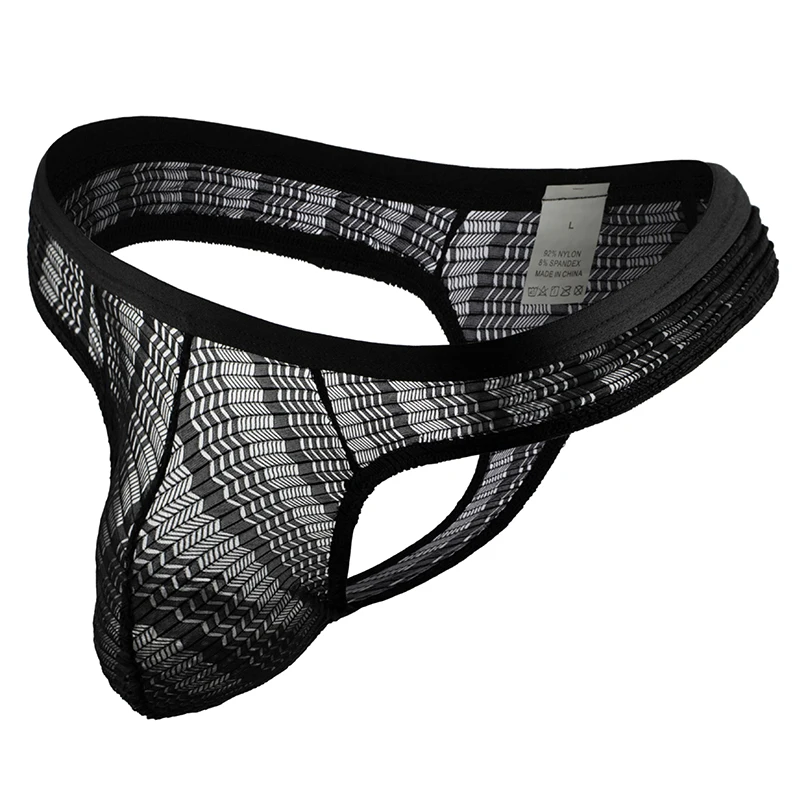 Men's Sexy Transparent Thong Porn Low Rise G String Sheer Lace Lingerie Breathable Raised Mini Panties Ultra-Thin T-Back Costume