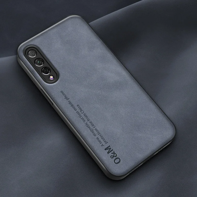 Premium Magnetic Leather Phone Case with Silicone Lining