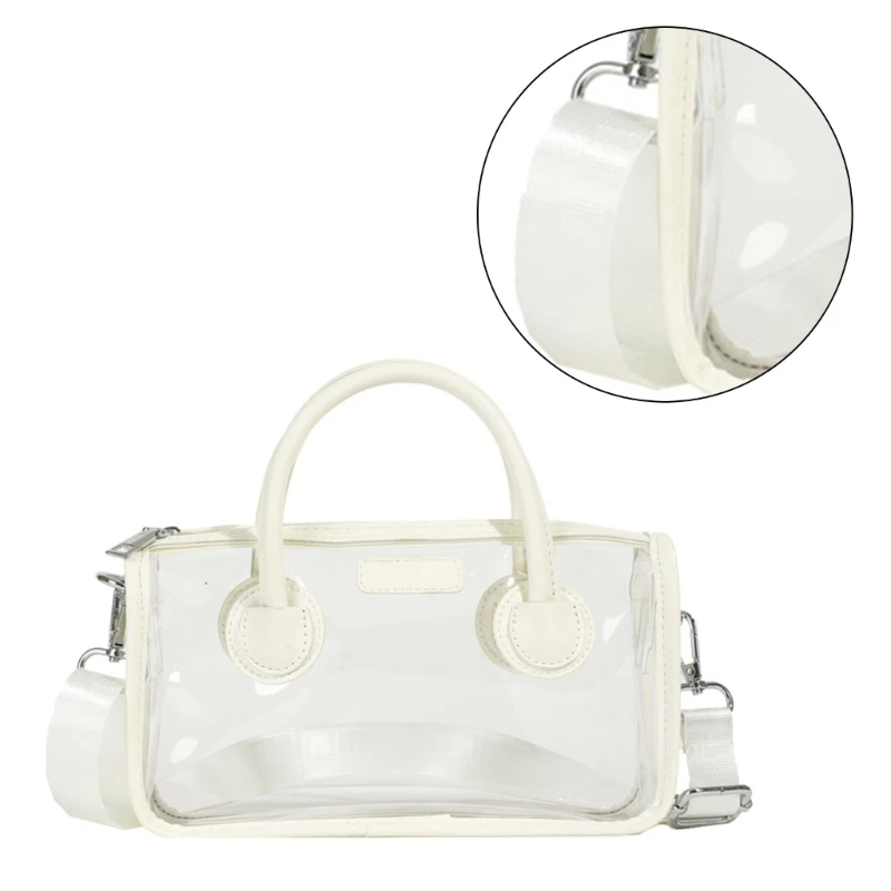Clear PVC Handbag Practical and Fashionable Shoulder Bag Women Crossbody Purse