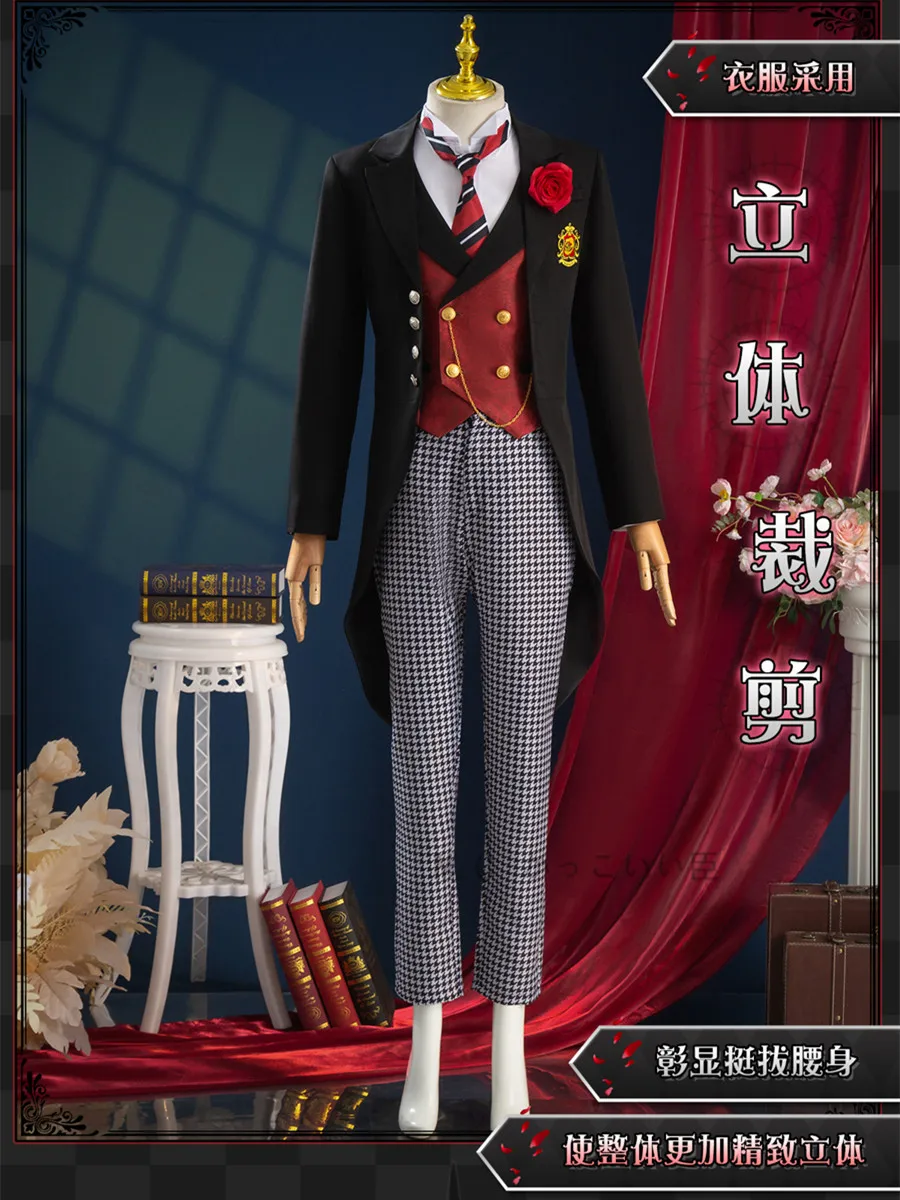 

Anime Black Butler Suit Uniforms Cosplay Costume Game Woman Men Activity Party Role-play Clothing S-XXL 2024 New