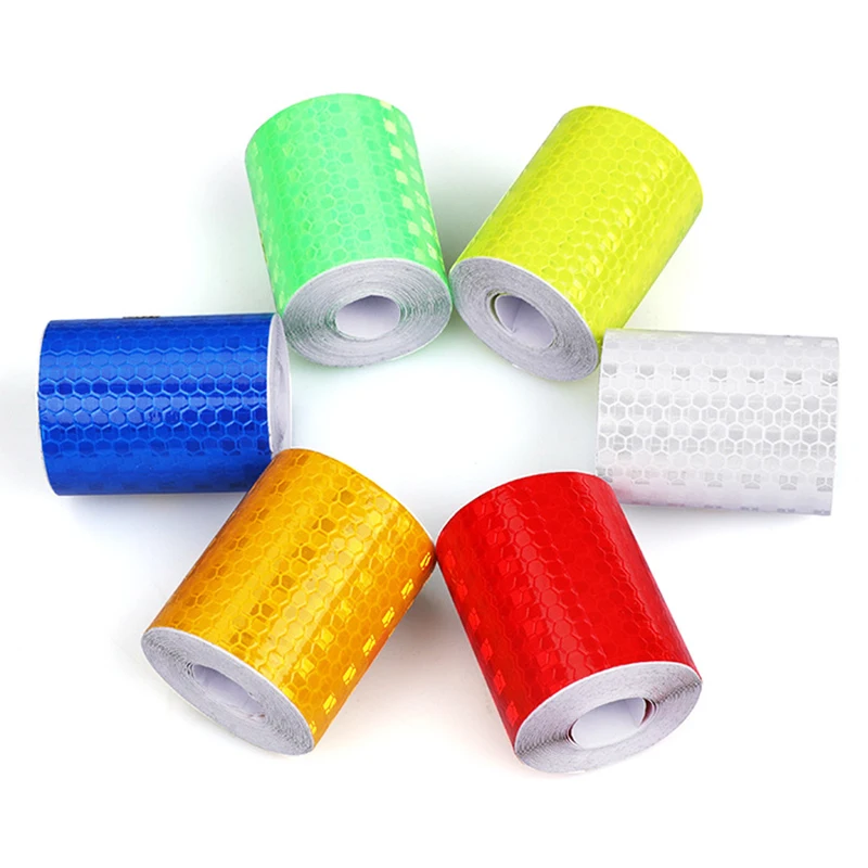 

1 Roll Car Reflective Tape Sticker Safety Warning Car Decoration Reflector Sticker Protective Tape Motorcycle Bicycle Film Tool