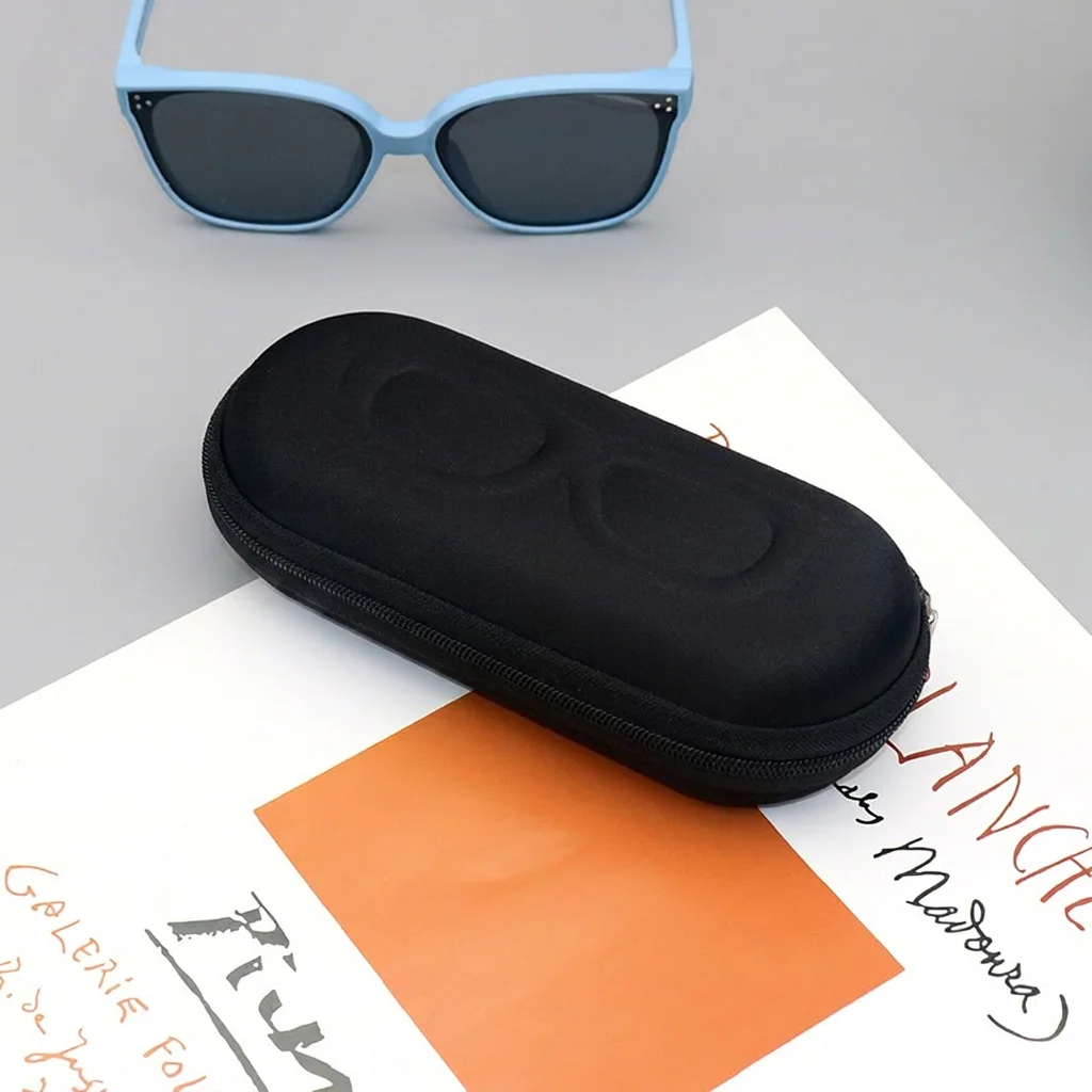 Durable Zipper Eyewear Case: Stylish Hard Glasses Holder for Kids - Perfect for School, Travel, and Daily Use