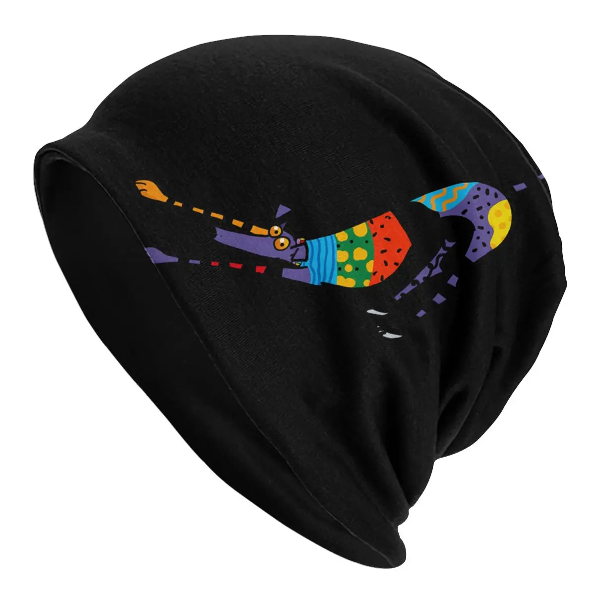

Kaleidoscope Bowdown Geryhound Greyhounds Dog Spring Autumn Soft Hats Bonnet Sport Pullover Breathable Fitness Turban Warm