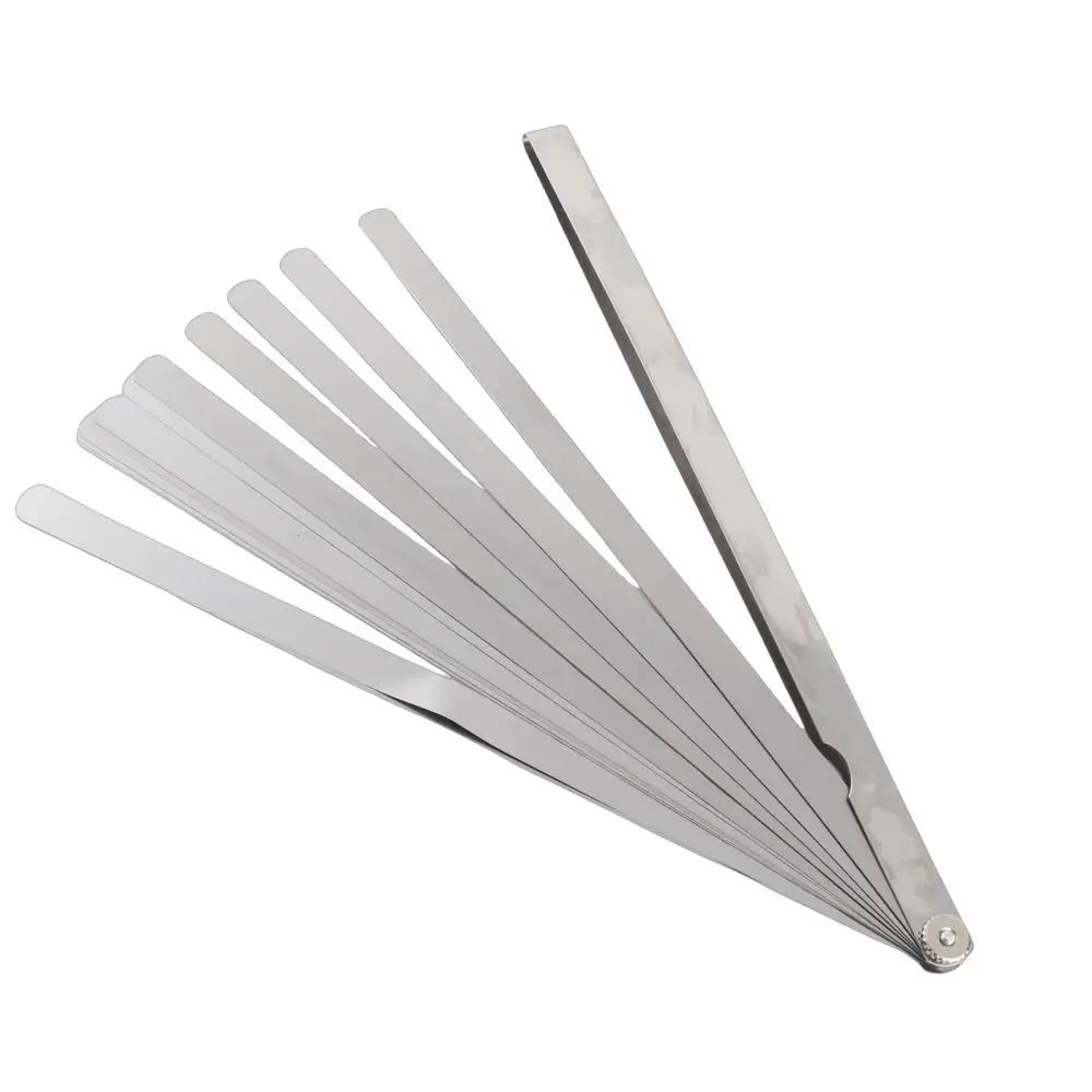 17 블레이드 메트릭 필러 게이지 ? 0.02-1.00mm ? 스테인리스 스틸 ? 간격 측정 도구 ? 12인치 길이 / 300mm ? 표시된 미터법