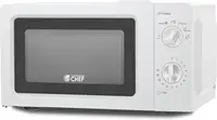 CHEF 0.6 Cubic Foot Microwave with 6 Power Levels, Small Microwave with Grip Handle, 700W Countertop Microwave with 3 1