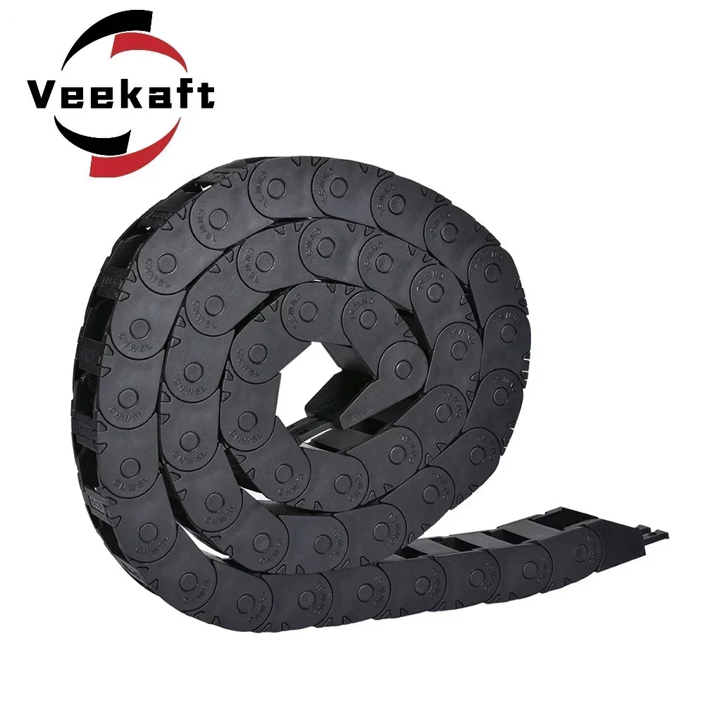 Open Drag Chain Bridge Type 10x10 10x11 10x15 10x20 10x30 15x30 L1m Cable Carrier with Ends for CNC 3D Printer Voron Trident cable carrier industrial drive chain