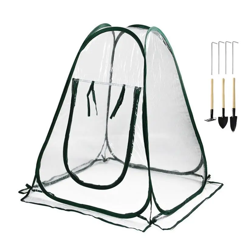 

Small Greenhouse for Outdoors Winter Portable Vegetable Plant Cover Greenhouse Plants Flower Small Cover Gardening accessories