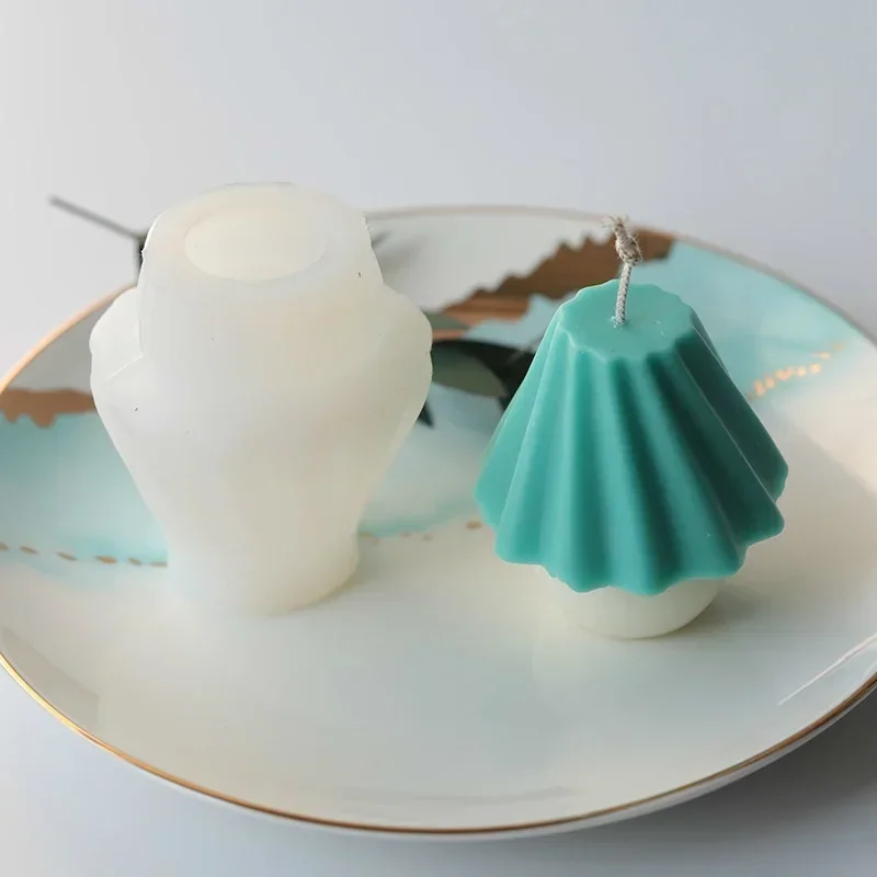 Table Lamp Candle Mold Handmade Aromatherapy Plaster Mold Candle Decoration