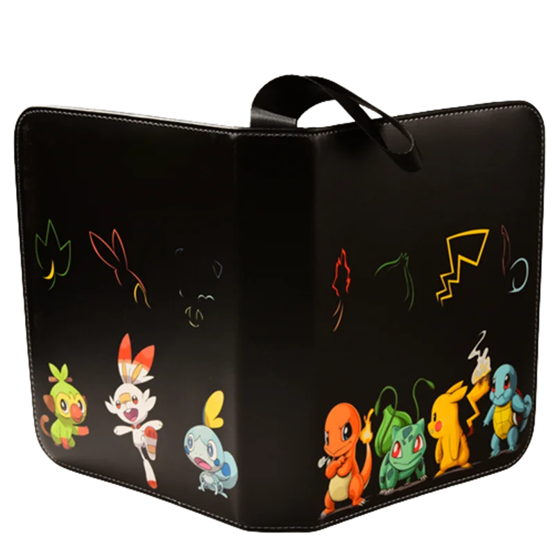 

Pokemon Cartoon Album Book Cute Pikachu Game Card Collection Book Charizard Mewtwo GX EX Storage Box Children's Toys Gifts