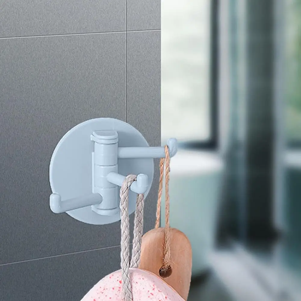 3 Branch Rotating Adhesive Wall Hook