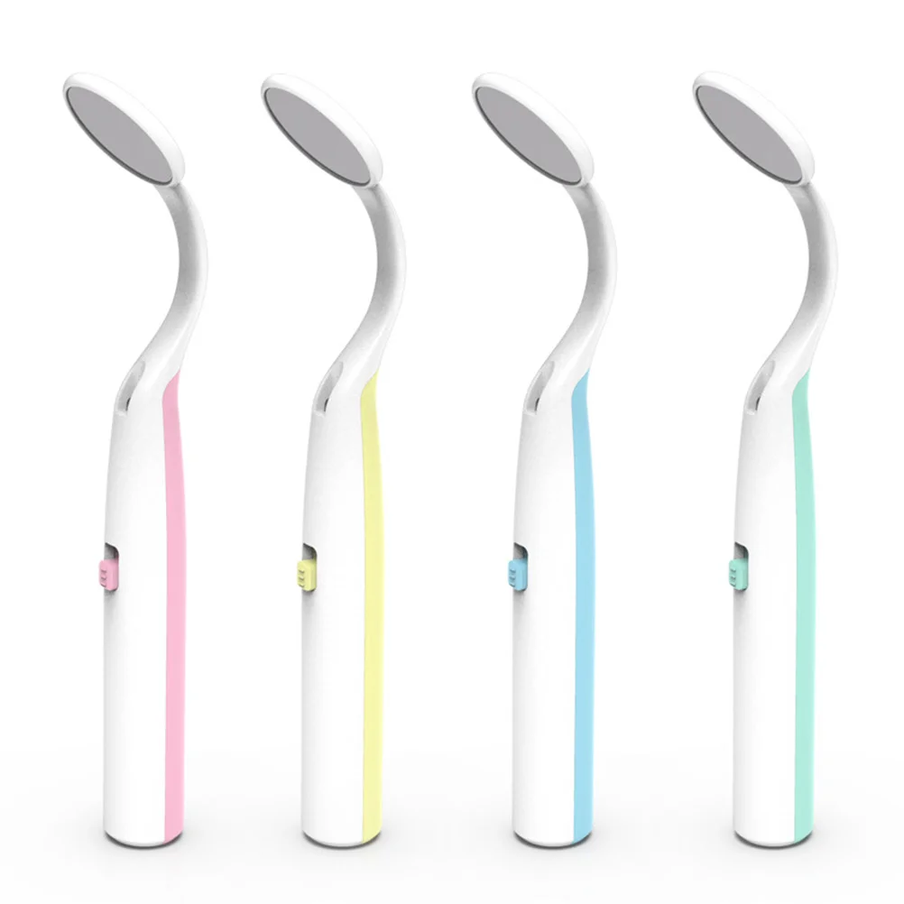 

Mirrors Mouth Mirror Dental Mirror Led Light Teeth Inspection Led Mirror Anti Fog Mouth Mirror Dental Care 2Pcs Blue